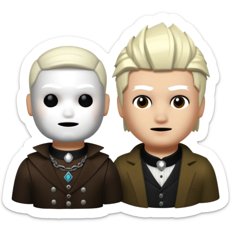 My Emojj will be of the character "Two Time", from roblox forsaken. sticker