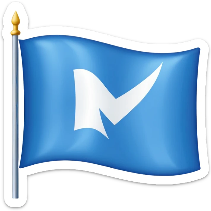 I want to create my own flag. That looks like a verified badge for Instagram. sticker