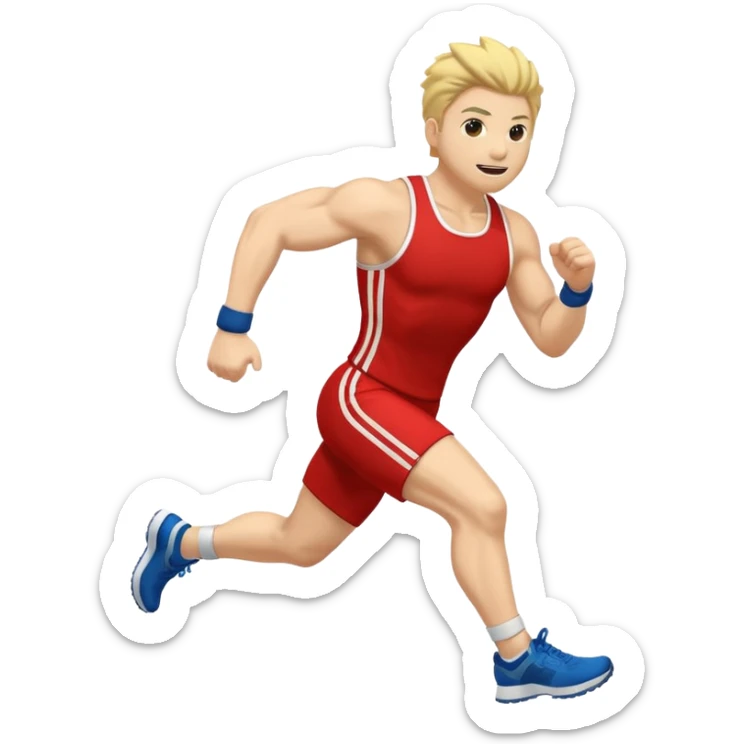 Create me an emoji where the word MHA IS AN EMOJI AND MHA is for a  running club sticker