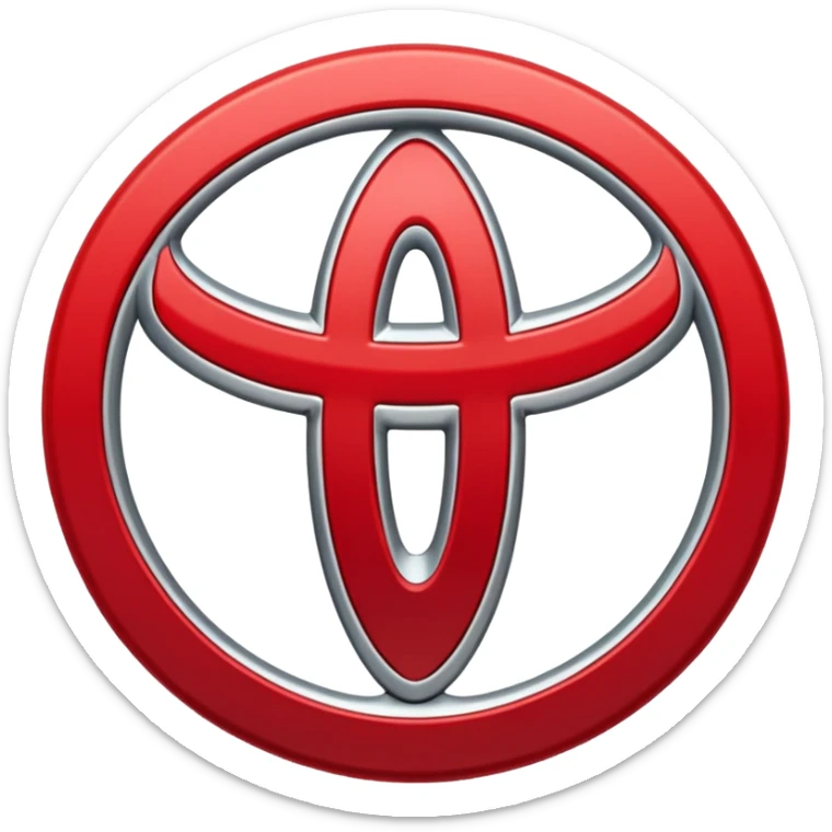 Toyota logo emoji sticker