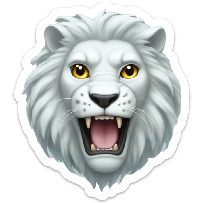 Ghost lion sticker