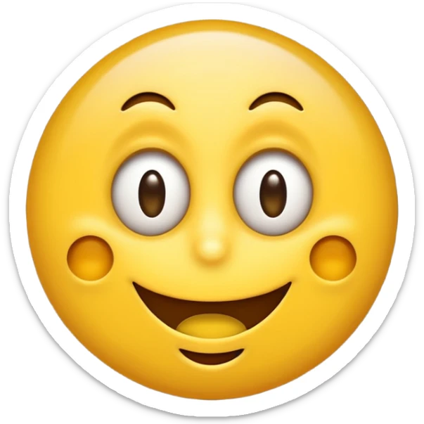 A goofy yellow emoji with dumb eyes and a silly smile. Add text: “CERTIFIED TIME-WASTER.”
 sticker