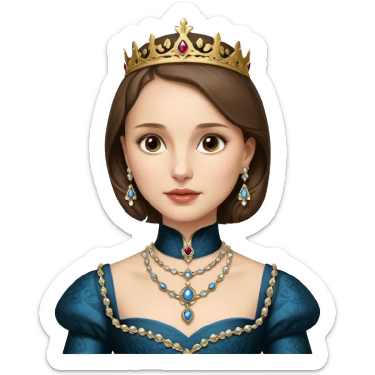 natalie portman as anne boleyn from the other boleyn girl sticker