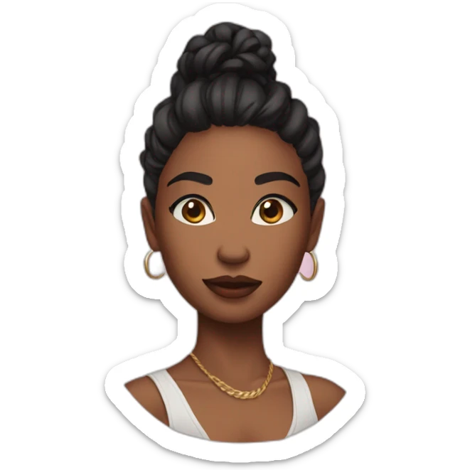 Instagram baddie sticker