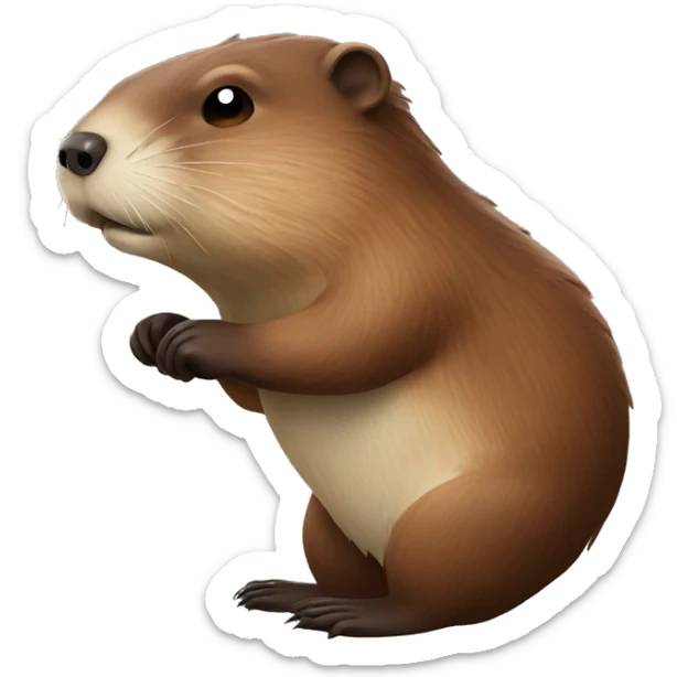 Beaver+wing sticker