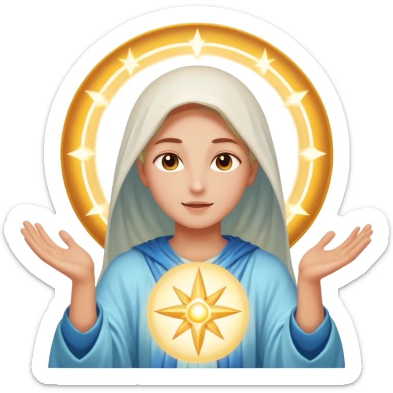 god begins of maing miraclous karma making of humans sticker