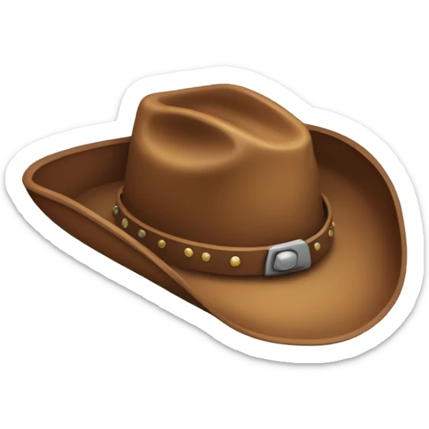 Cowboy hat sticker