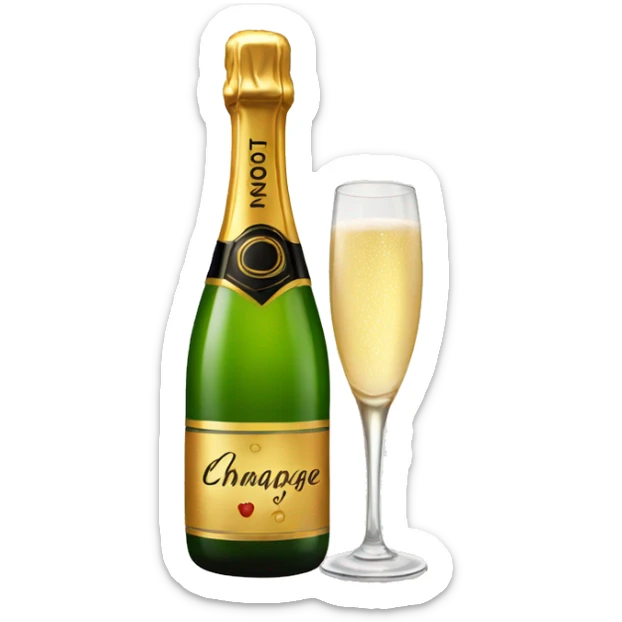 Champagne  sticker