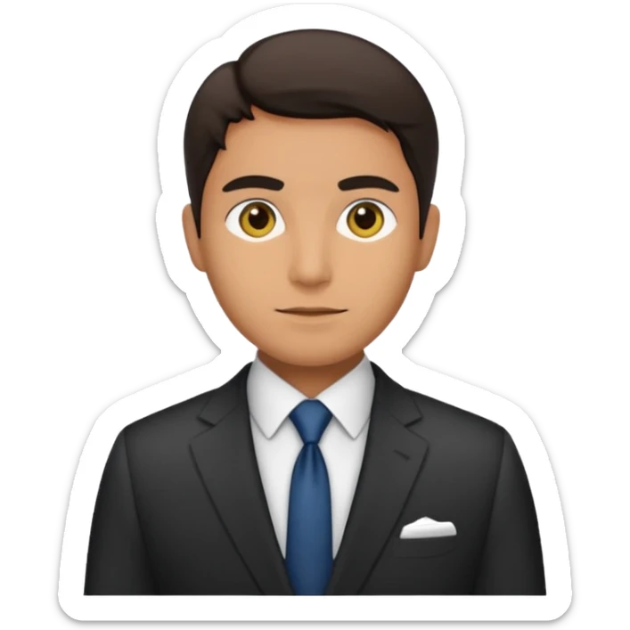 an emoji of this person at a street called "CALLE MALDONADO" sticker