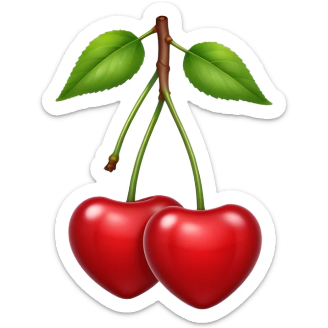 a couple of cherries sticker