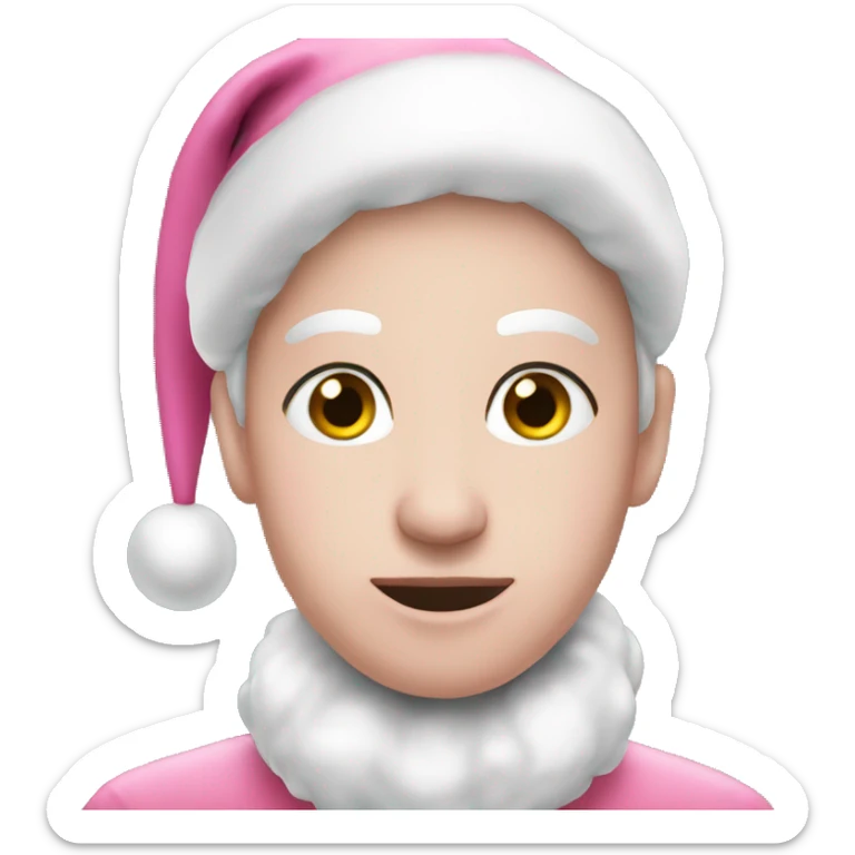 Pink Christmas  sticker