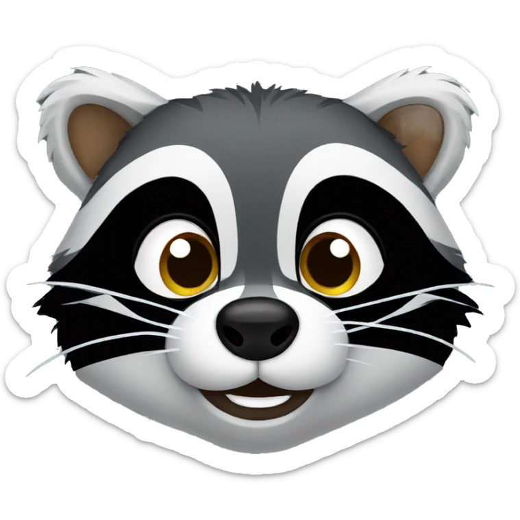 raccoon sticker