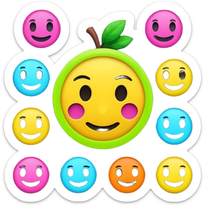 Bana Fivem Roleplay emojisi yap emojinin üstendeki isim NEON olsun farklı renklerde yap sticker
