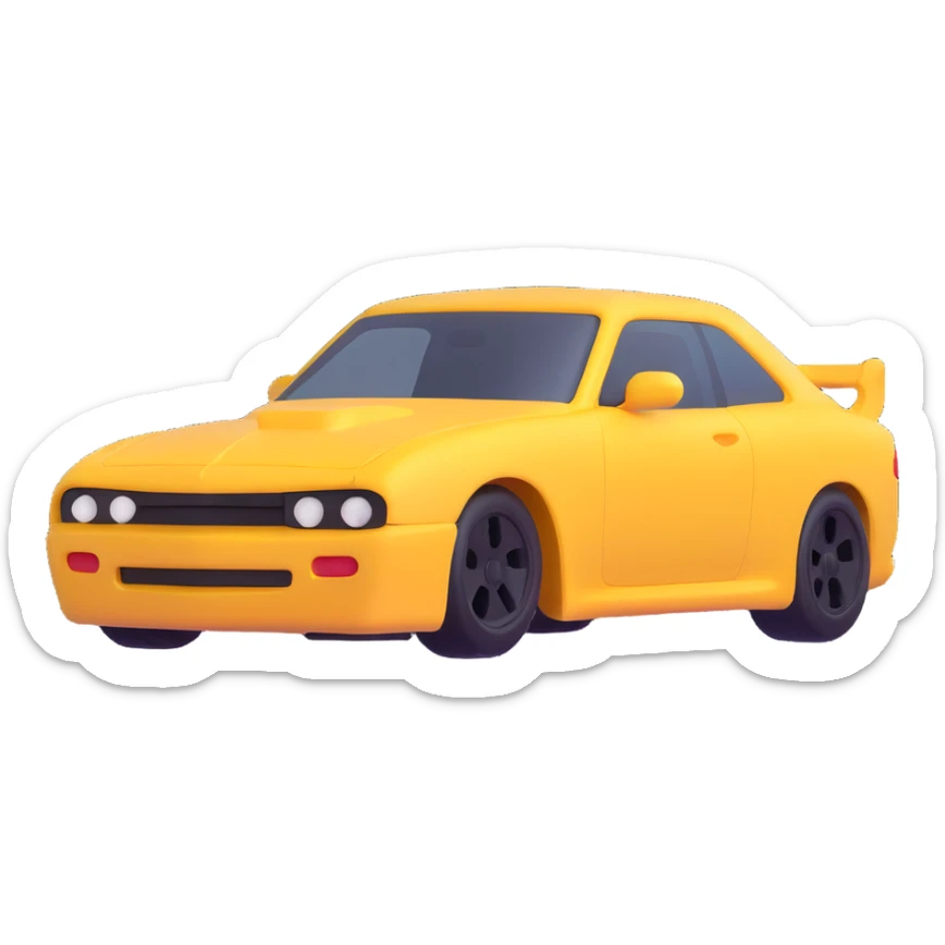 Dominic Toretto character portrait, 3d emoji style sticker