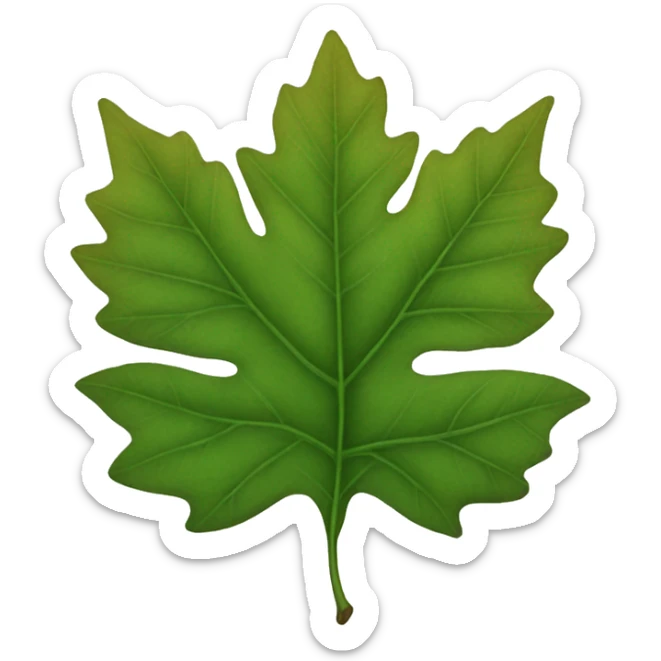 leaf sticker