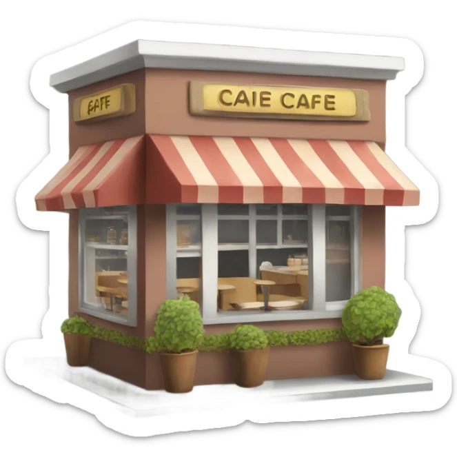 cafe sticker
