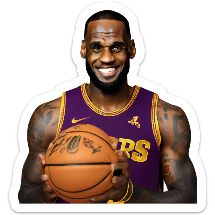 LeBron James sticker