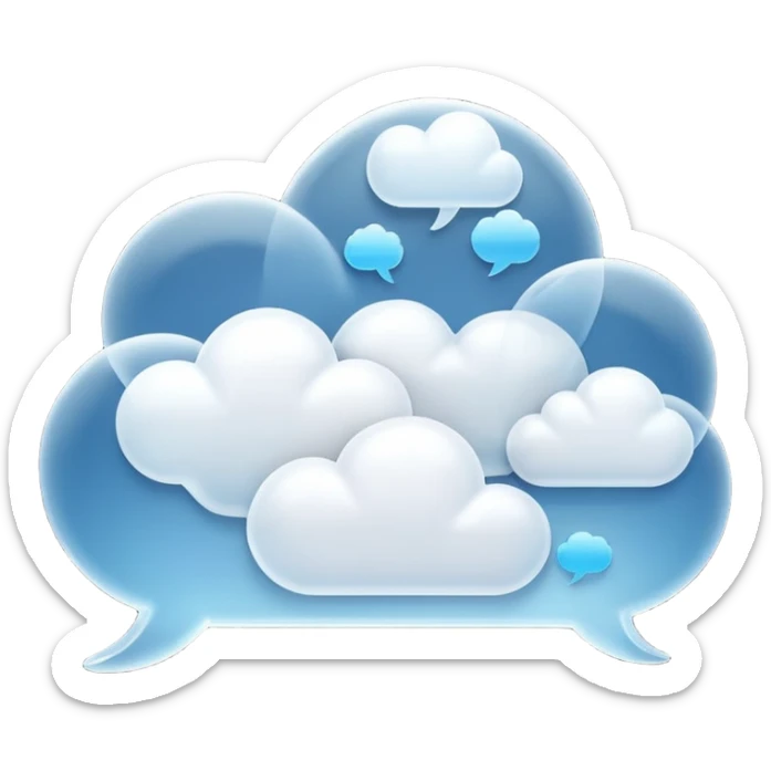 chat cloud sticker