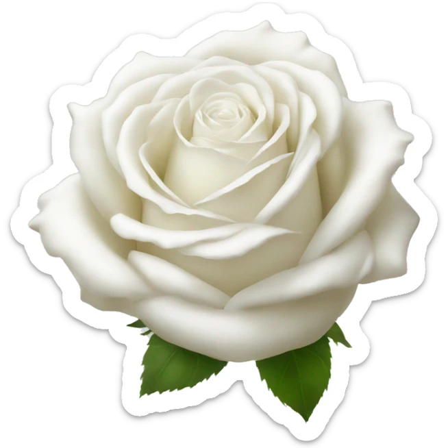 White roses sticker