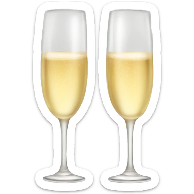 Champagne sticker