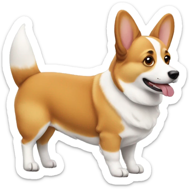 corgi dog sticker