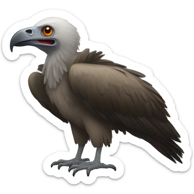Vulture sticker