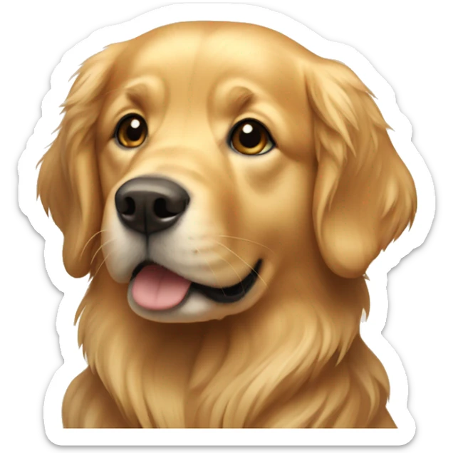 Golden retriever  sticker