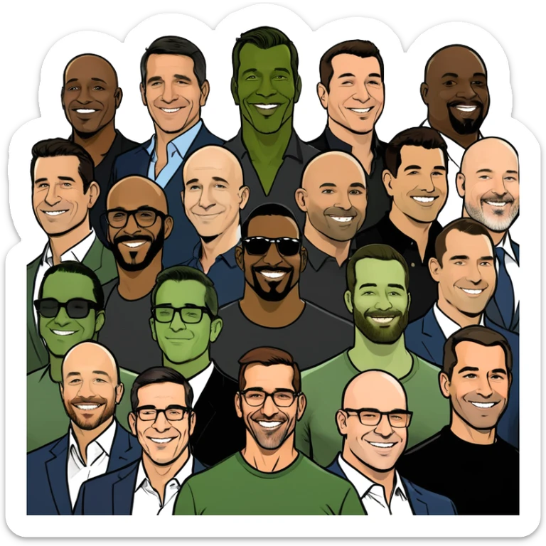 Josh King 'JetSet' Madrid - Iman Gadzhi vs. Alex Hormozi vs. Sebastian Ghiorghiu vs. Andrew Tate. Vs Branden Condy vs Grant Cardone vs Tony Robins vs Luke Belmar vs Daniel G vs Graham Stephan vs Jason Fallen vs Russell Brunson sticker