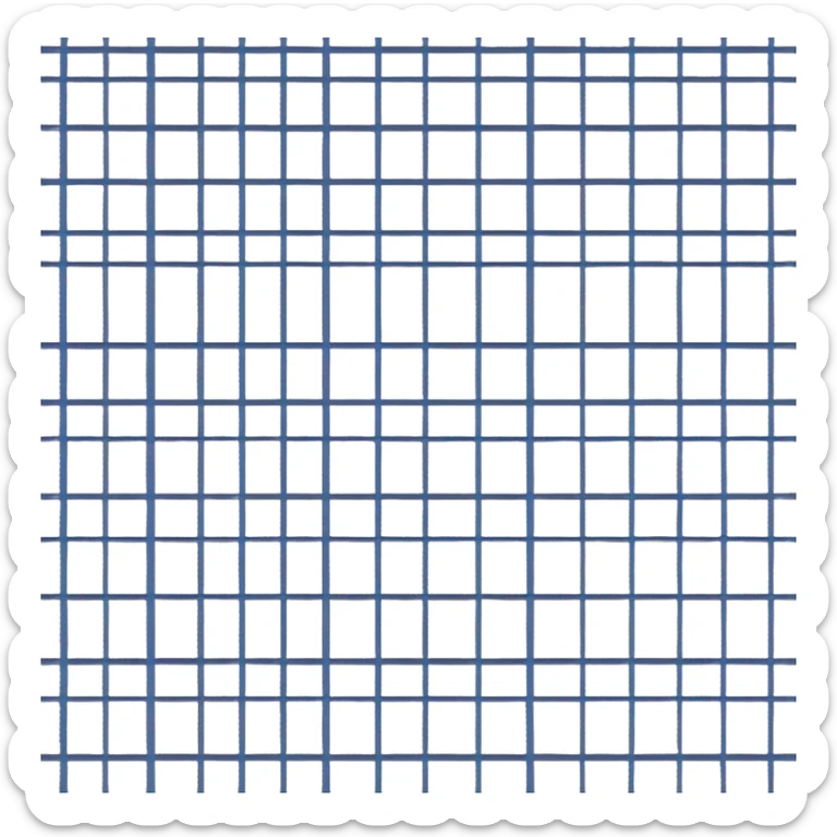 Grid sticker