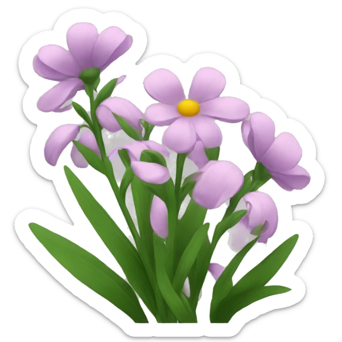 Flowers sticker