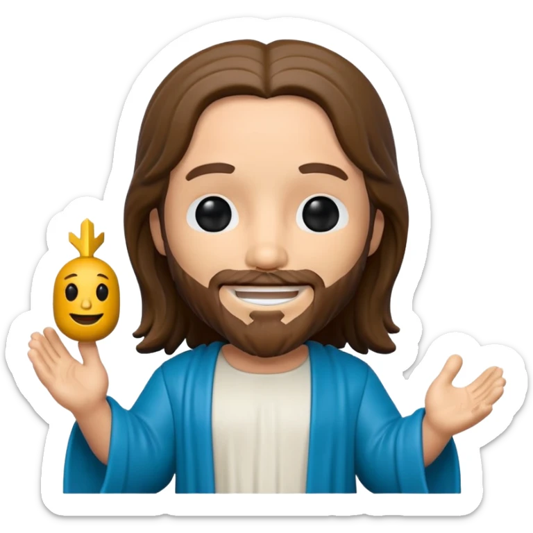 Jesus funko pop sticker