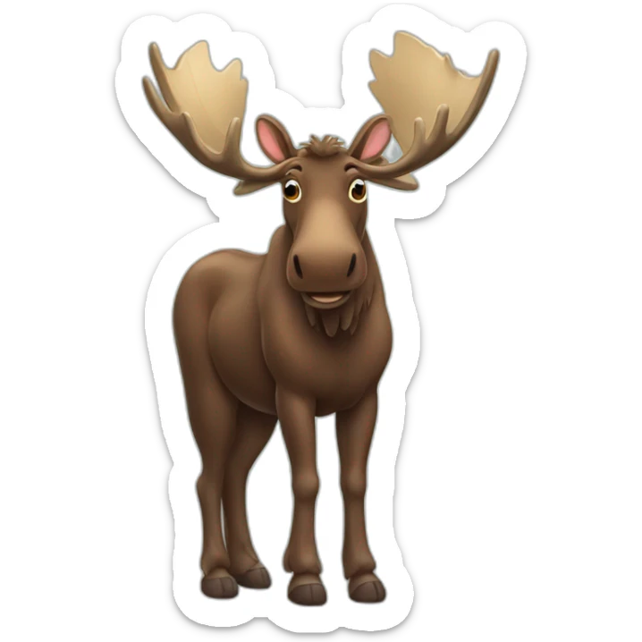 Moose sticker