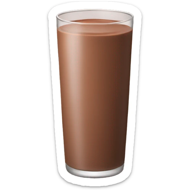 Chocolate milk sticker