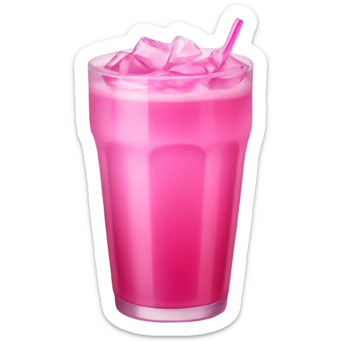 Pink drink sticker