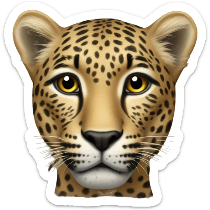 Leopard  sticker