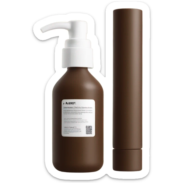 slim and tall brown beauty of joseon oil cleanser bottle with white chinese label and white pump sticker