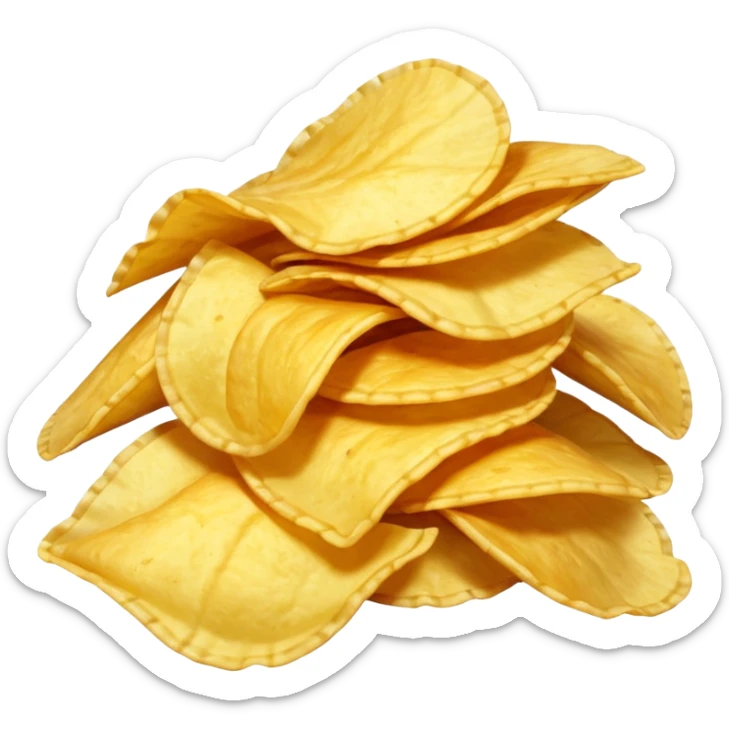 potato chips sticker