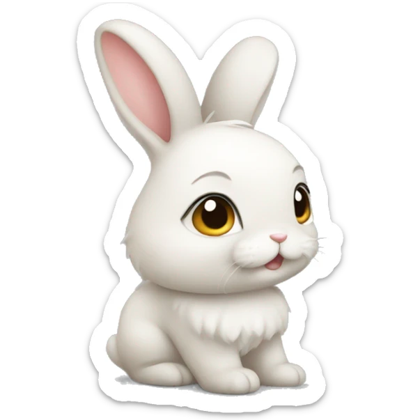cute bunny sticker