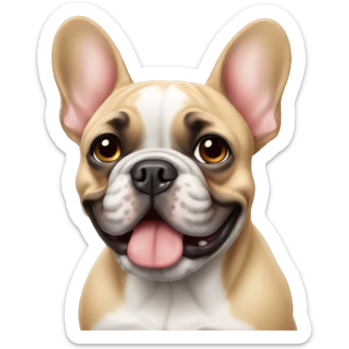 French bulldog sticker