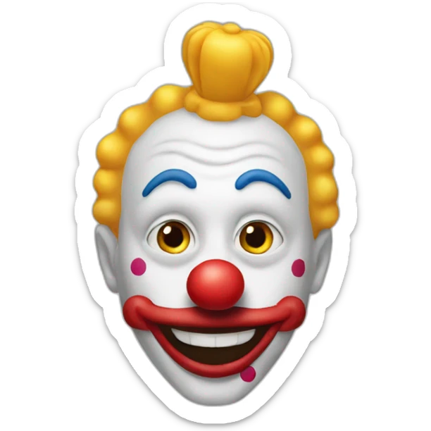 Clown mcdonald sticker