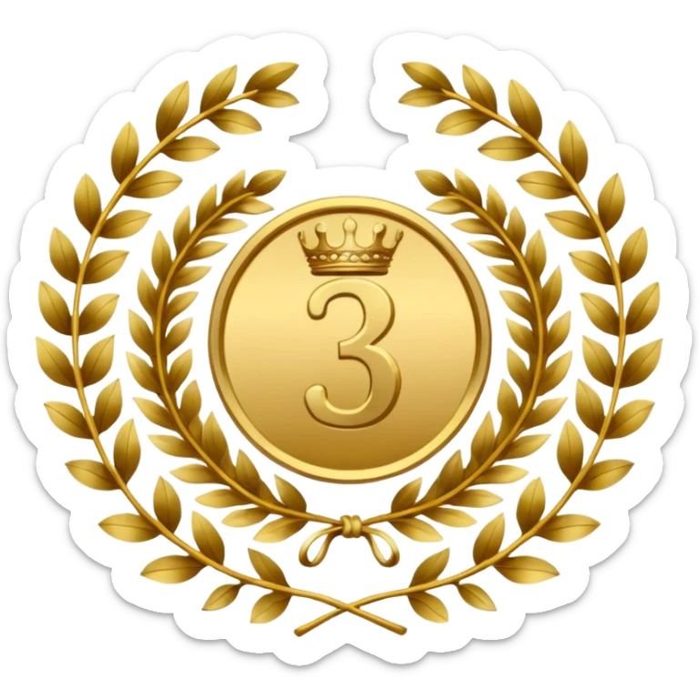 The number that took 23nd place was decorated with an imperial laurel wreath sticker