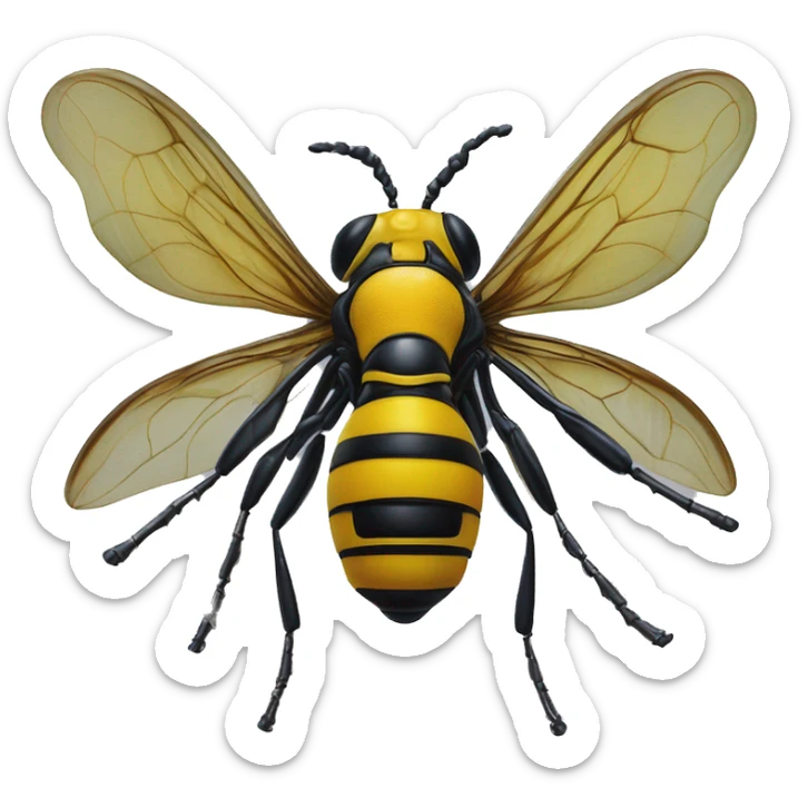 Scuba diving Wasp in Dior Gucci Hermes style, oil paint, mysterious antennas, spectacular insect, intricate legs, masterpiece portrait , odd perspective, beautiful, desirable, logical sticker