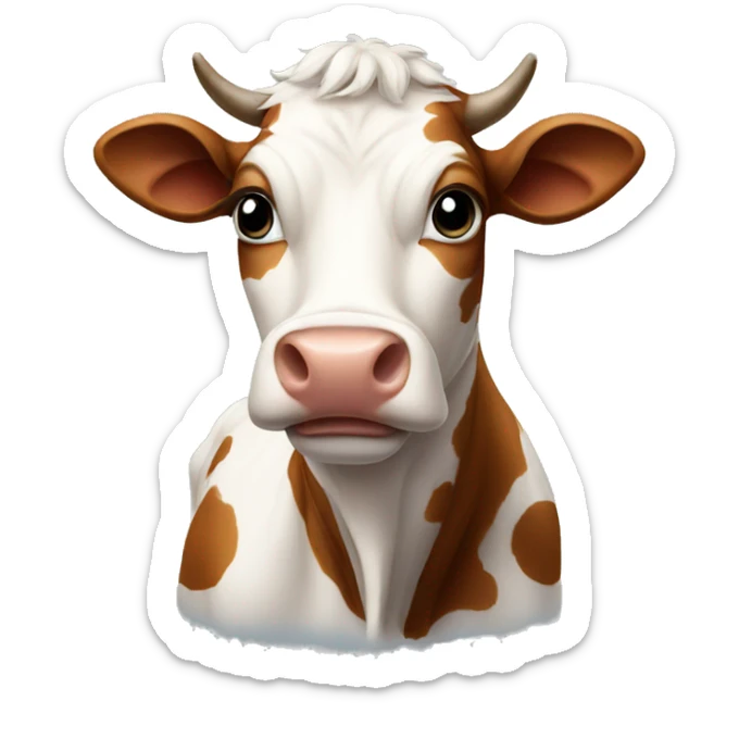 cow sticker