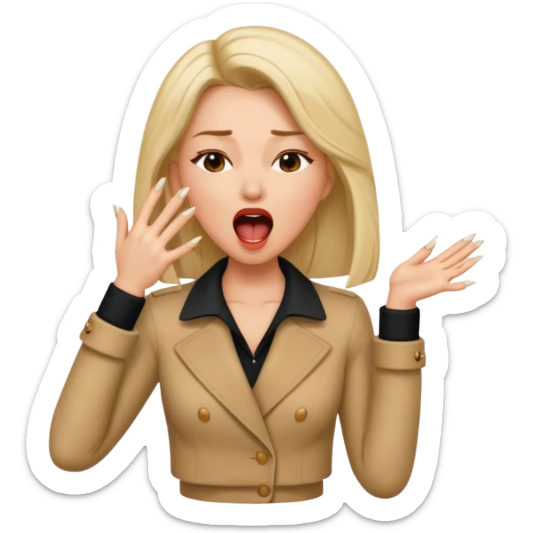 Slay girl emoji💅🥱böyle yap kızı yapma sticker