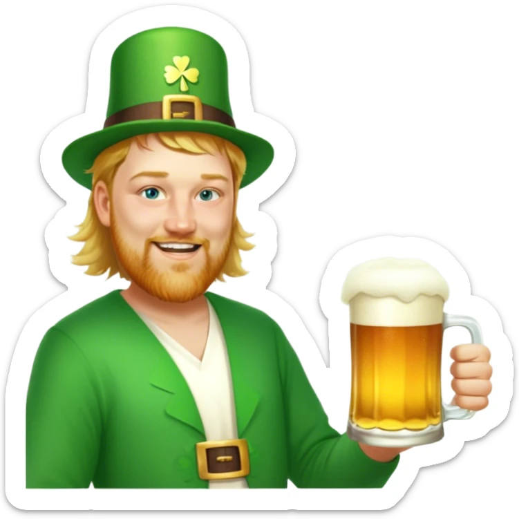 Having a Beer sticker