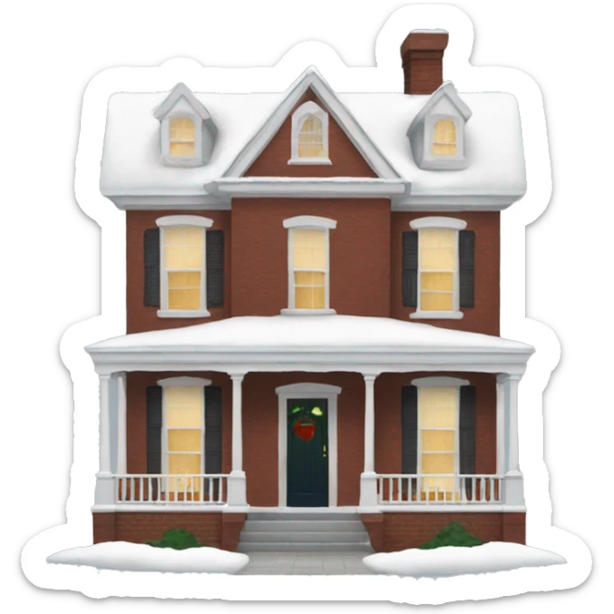 home alone house sticker
