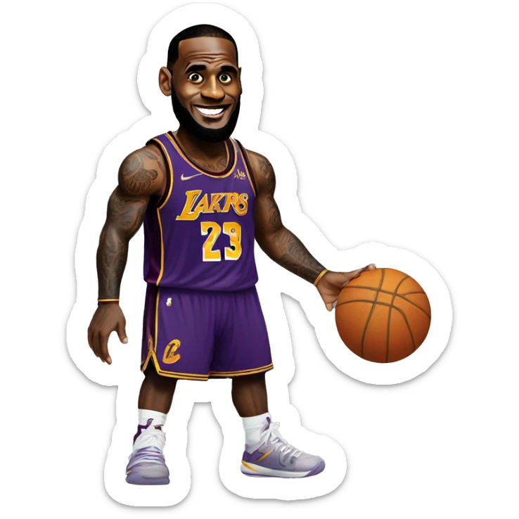 Lebron james sticker