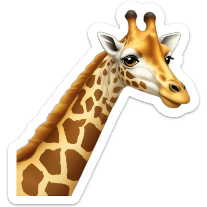 Giraffe sticker