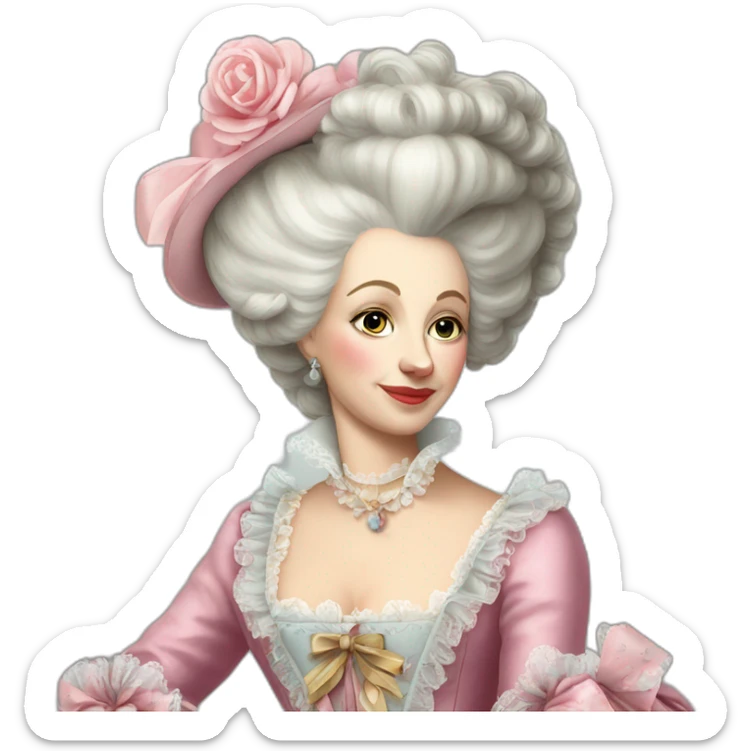 Marie Antoinette sticker