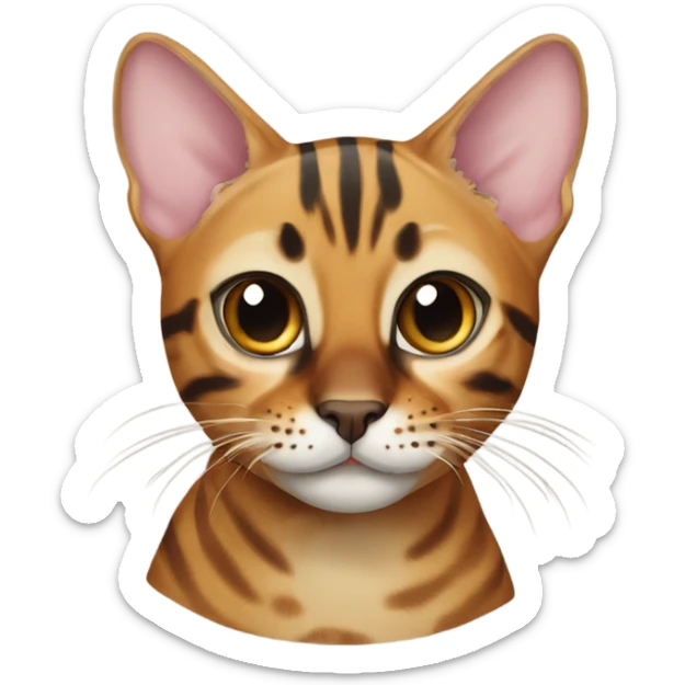 bengal cat sticker